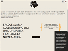 Tablet Screenshot of ercolegloria.com